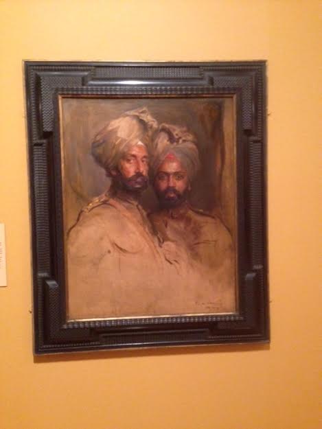 Risaldar Jagat Singh and Risaldar Man Singh by Philip de Laszlo 1916