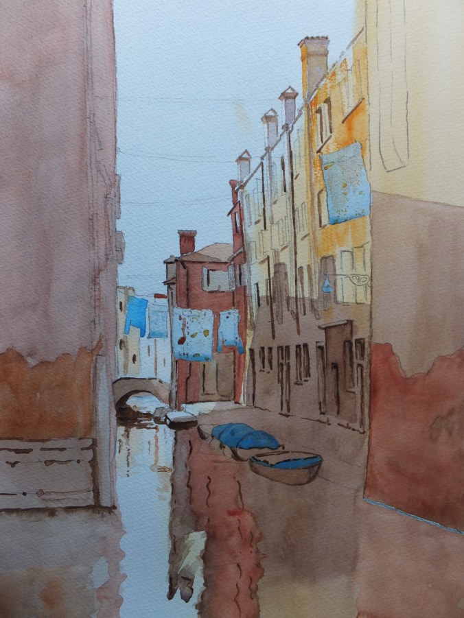 Venice Painting Halfway