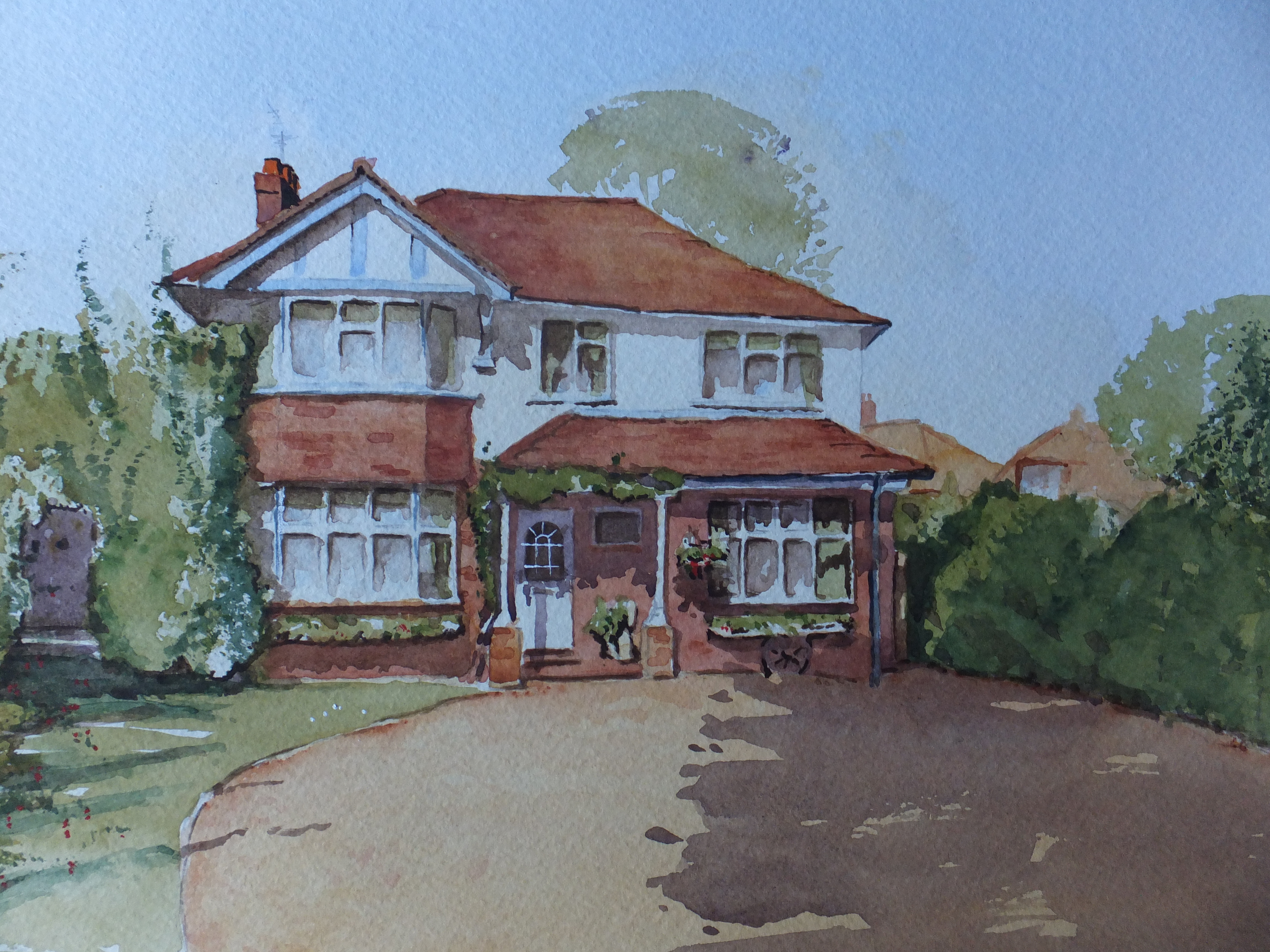 Finished House Portrait