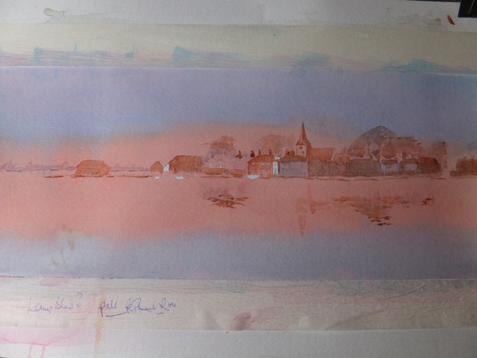 Bosham Panorama Starting to emerge